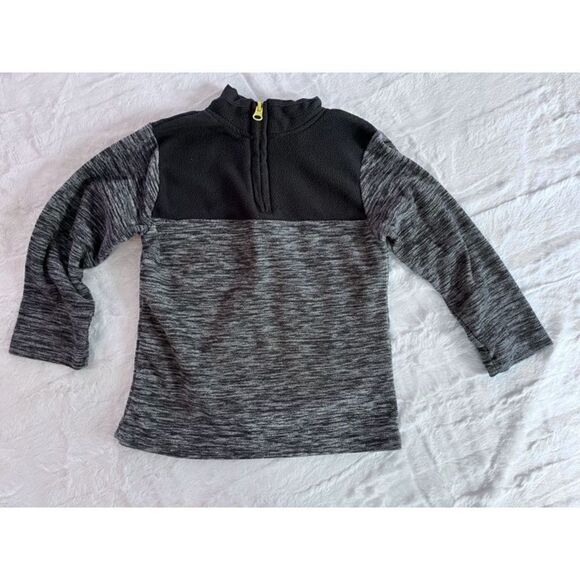 Toddler Grey Quarter Zip Fleece 3T - Picture 1 of 6